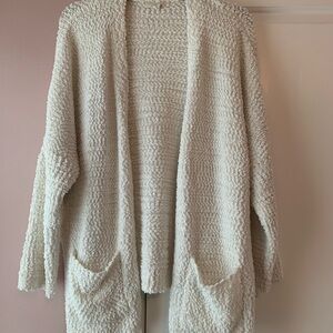 Cupio Cream Women's Cozy Cardigan with pockets